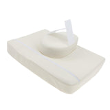 Max Maxb Square Massage Table Pillow Face Down Cradle Neck Support Cushion Beige