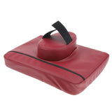 Max Maxb Square Massage Table Pillow Face Down Cradle Neck Support Cushion Wine Red