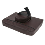 Max Maxb Square Massage Table Pillow Face Down Cradle Neck Support Cushion Brown