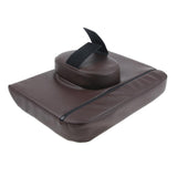 Max Maxb Square Massage Table Pillow Face Down Cradle Neck Support Cushion Brown