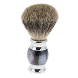 Max Maxb Men Shaving Brush Double Edge Razor Metal Stand Holder Blades Set Purple