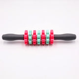 Max Muscle Roller Stick for Body Trigger Point Massage Pain Ease Red Blue
