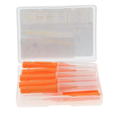 Max 1 Fonts Interdental Brush Toothbrush Gap Brush Cleaning Teeth Tool Orange