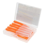 Max 1 Fonts Interdental Brush Toothbrush Gap Brush Cleaning Teeth Tool Orange