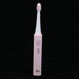 Max USB Rechargeable Electric Toothbrush Adult Kids Tooth Brush Set Pink