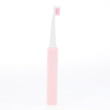 Max USB Rechargeable Electric Toothbrush Adult Kids Tooth Brush Set Pink