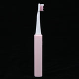 Max USB Rechargeable Electric Toothbrush Adult Kids Tooth Brush Set Pink