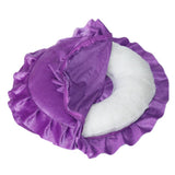 Maxbell U Shaped Massage Table Bed Face Rest Cradle Pillow Neck Head Cushion Purple