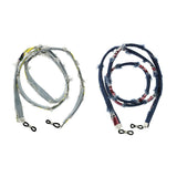 Max Retro Grinding Old Glasses Rope Cord Eyeglasses String Retainer  Light Blue
