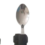 Max 3pcs Hand Tremors Arthritis Elderly Utensil Eating Aid Spoon Fork Bowl Set