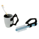 Max 3 Pieces Toothbrush Cup Hair Comb Brush for Hand Tremors Arthritis Elderly