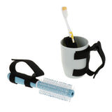 Max 3 Pieces Toothbrush Cup Hair Comb Brush for Hand Tremors Arthritis Elderly