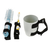 Max 3 Pieces Toothbrush Cup Hair Comb Brush for Hand Tremors Arthritis Elderly