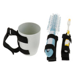 Max 3 Pieces Toothbrush Cup Hair Comb Brush for Hand Tremors Arthritis Elderly