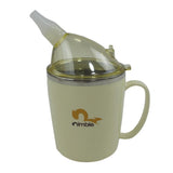 Max Stainless Steel Silicone Spout Cup Elderly Nursing Eating Mug 350ml Green