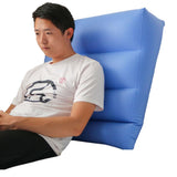 Max Inflatable Bed Wedge Pillow Lumbar Support Leg Back Elevation Cushion + Pump