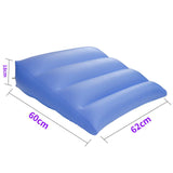 Max Inflatable Bed Wedge Pillow Lumbar Support Leg Back Elevation Cushion + Pump