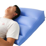 Max Inflatable Bed Wedge Pillow Lumbar Support Leg Back Elevation Cushion + Pump