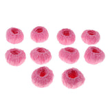 100 Pieces Disposable Kids Baby Bath Ear Protectors Covers Earmuffs Pink