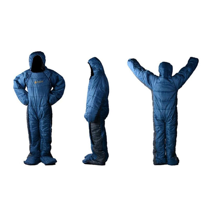 Maxbell Adult Full Body Wearable Sleeping Bag with zippers for Outdoor Travel M - Aladdin Shoppers