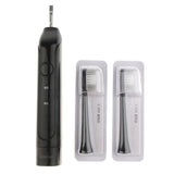 Max Adult Waterproof Electric Toothbrush Tooth Brush Replacement Heads Set Black