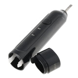Max Adult Waterproof Electric Toothbrush Tooth Brush Replacement Heads Set Black