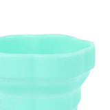 Maxbell Reusable Silicone Expandable Collapsible Travel Cup with Toothbrush Green