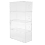 Maxbell Multi-Layers Acrylic Drawer Organizer for Sunglasses Small objects 4 Layers