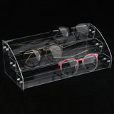 Maxbell 1 Pcs Multi-Layer Acrylic Sunglasses Display Stand Nail Polish Rack 3 Layers