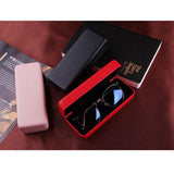Maxbell Durable Eyeglass Case Eyewear Storage Box Glasses Sunglasses Protector Red