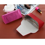 Max Portable Metal Glasses Pouch Case Eyeglass Sunglass Storage Box Red
