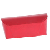 Max Portable Metal Glasses Pouch Case Eyeglass Sunglass Storage Box Red