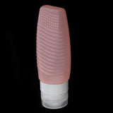 Max Silicone Squeezable Empty Lotion Shampoo Makeup Bottle 78ml Light Orange