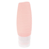 Max Silicone Squeezable Empty Lotion Shampoo Makeup Bottle 78ml Light Orange
