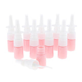 Max 10Pcs 5ml Portable Empty Refillable Nasal Spray Bottles Home & Travel  Pink