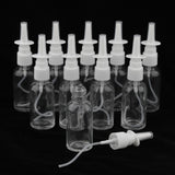 10 Pieces 30ml Empty Glass Nasal Spray Bottle Fine Mist Vials Sprayer Clear