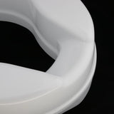 Max Toilet Seat Riser Raised Safety Chair Elongated Lifter Extender with Cover