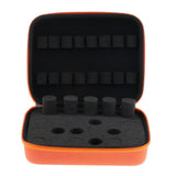 Max Maxb 32 Slots Perfume Essential Oil Storage Roller Bottle Carrying Case Orange