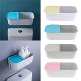 Max Maxb Wall Mounted Free Punching Bathroom Storage Rack Suction Cup Shelf Yellow