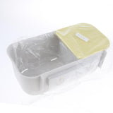 Max Maxb Wall Mounted Free Punching Bathroom Storage Rack Suction Cup Shelf Yellow