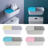 Max Maxb Wall Mounted Free Punching Bathroom Storage Rack Suction Cup Shelf Yellow