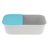 Max Maxb Wall Mounted Free Punching Bathroom Storage Rack Suction Cup Shelf Blue