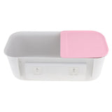 Max Maxb Wall Mounted Free Punching Bathroom Storage Rack Suction Cup Shelf Pink