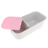Max Maxb Wall Mounted Free Punching Bathroom Storage Rack Suction Cup Shelf Pink