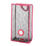 Maxbell Large Mesh Hand/Wall Mount Bag&Handle for Kitchen Shopping Bathroom Rose Red