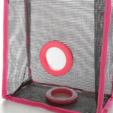 Maxbell Large Mesh Hand/Wall Mount Bag&Handle for Kitchen Shopping Bathroom Rose Red