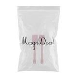 Max Maxb 2 Pieces Handheld Long Handle Shower Brush Exfoliating Back Scrubber Pink