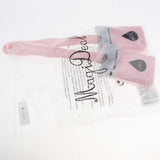 Max Maxb 2 Pieces Handheld Long Handle Shower Brush Exfoliating Back Scrubber Pink
