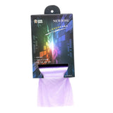 Maxbell 100 Pieces Disposable Large Garbage Bag Big Rubbish Trash Pouch Purple