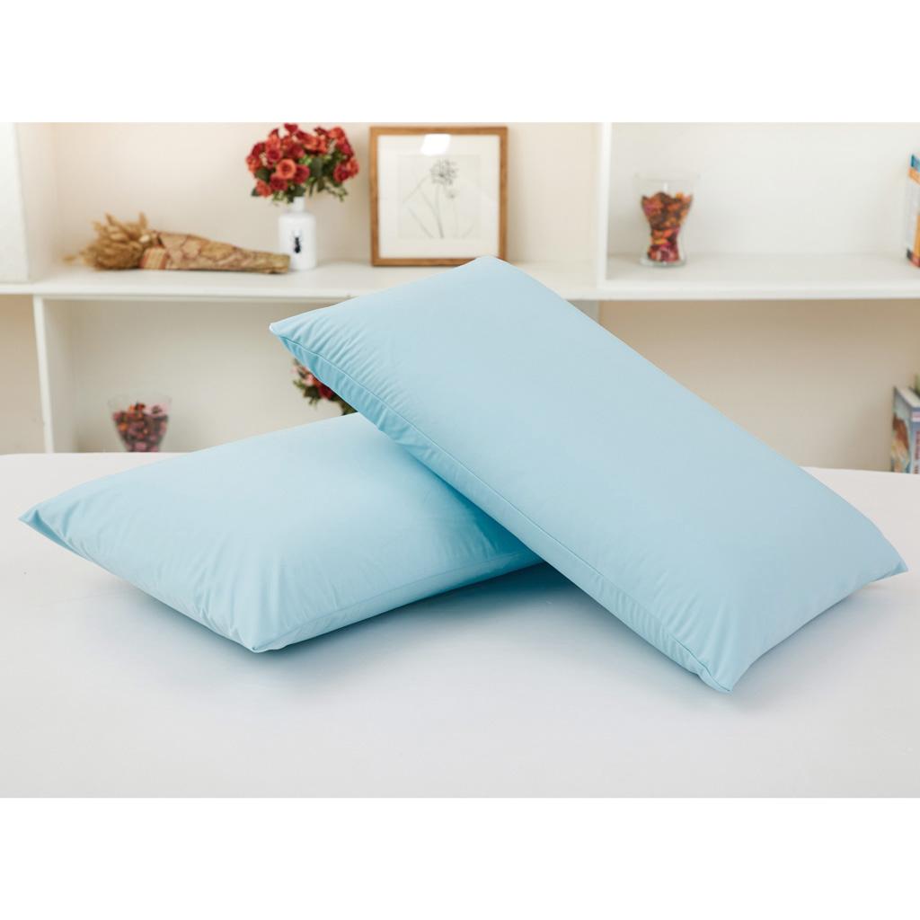 Breathable Anti-mite Pillow Protector Cover Pillowcase 48 x 74 cm Blue